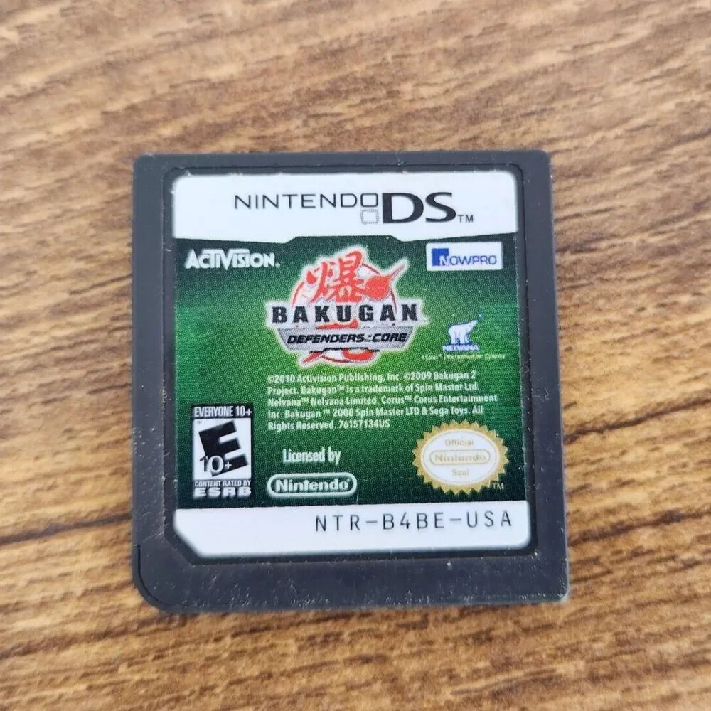 Bakugan: Defenders of the Core (Nintendo DS, 2010) Game Only (No Case)